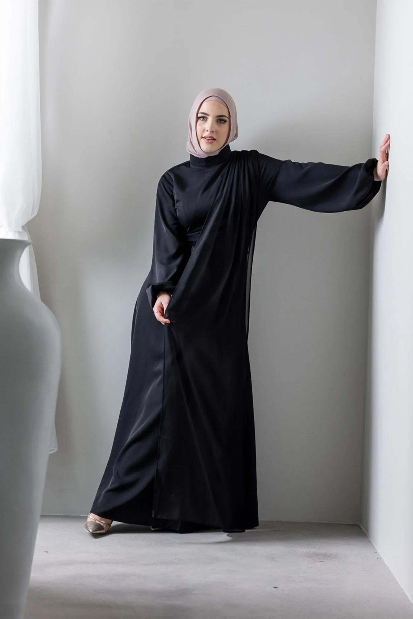 The Crescent Sundar Drape Dress