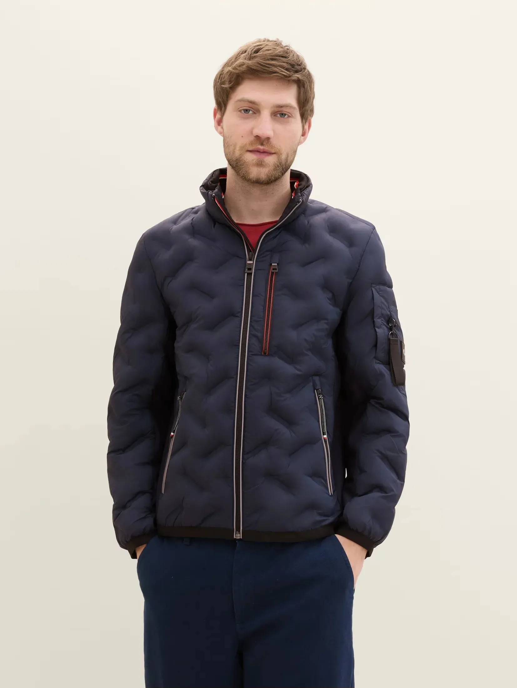 Tom Tailor Hybrid Navy Jacket