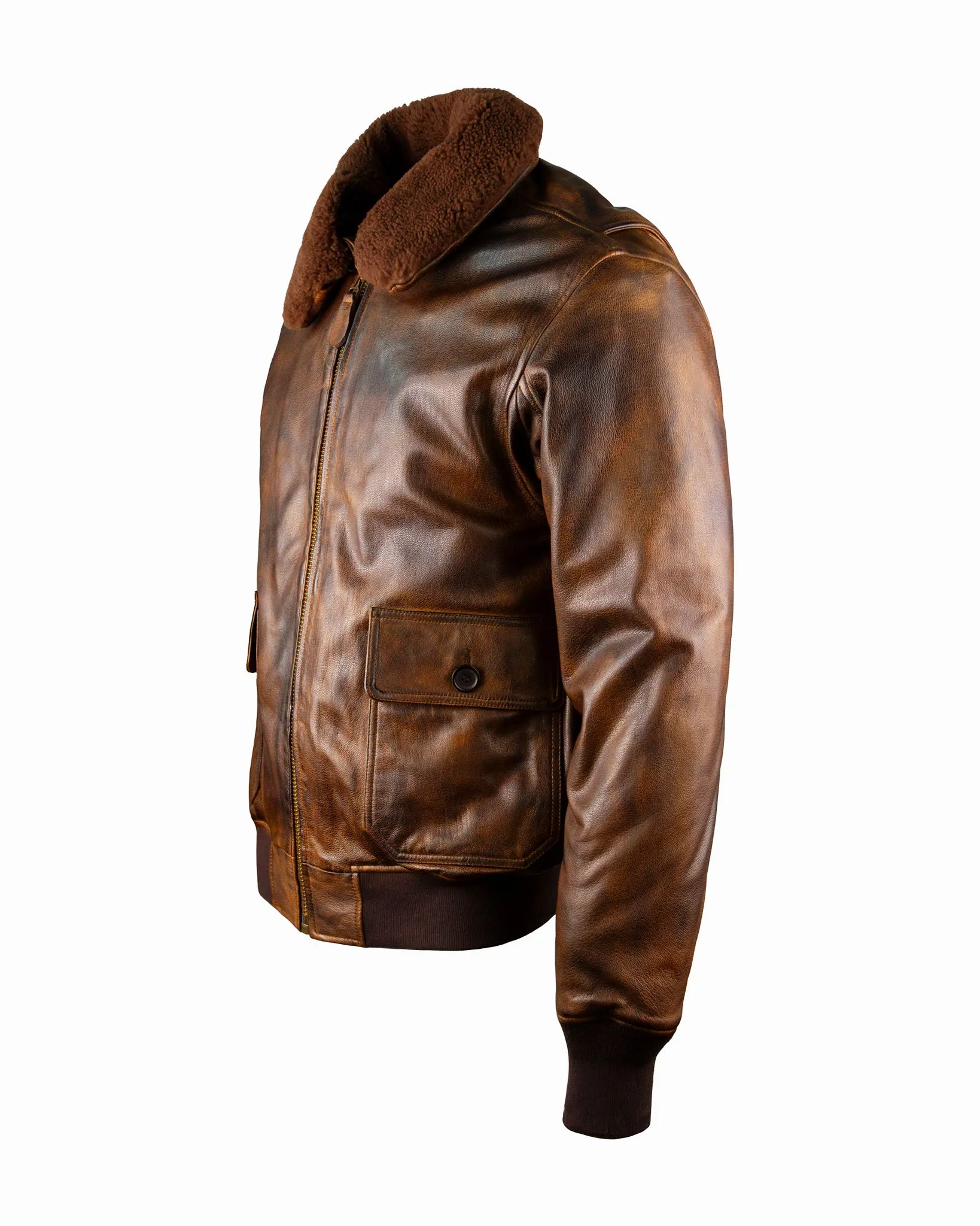 TOP GUN® VINTAGE G-1 LEATHER JACKET