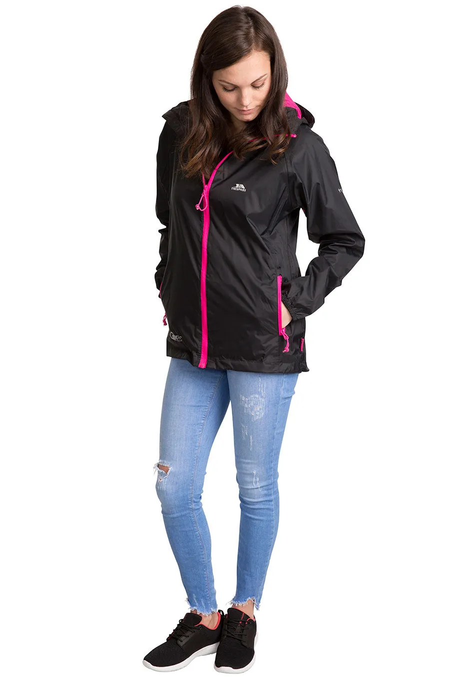 Trespass Female Waterproof Packaway Jacket