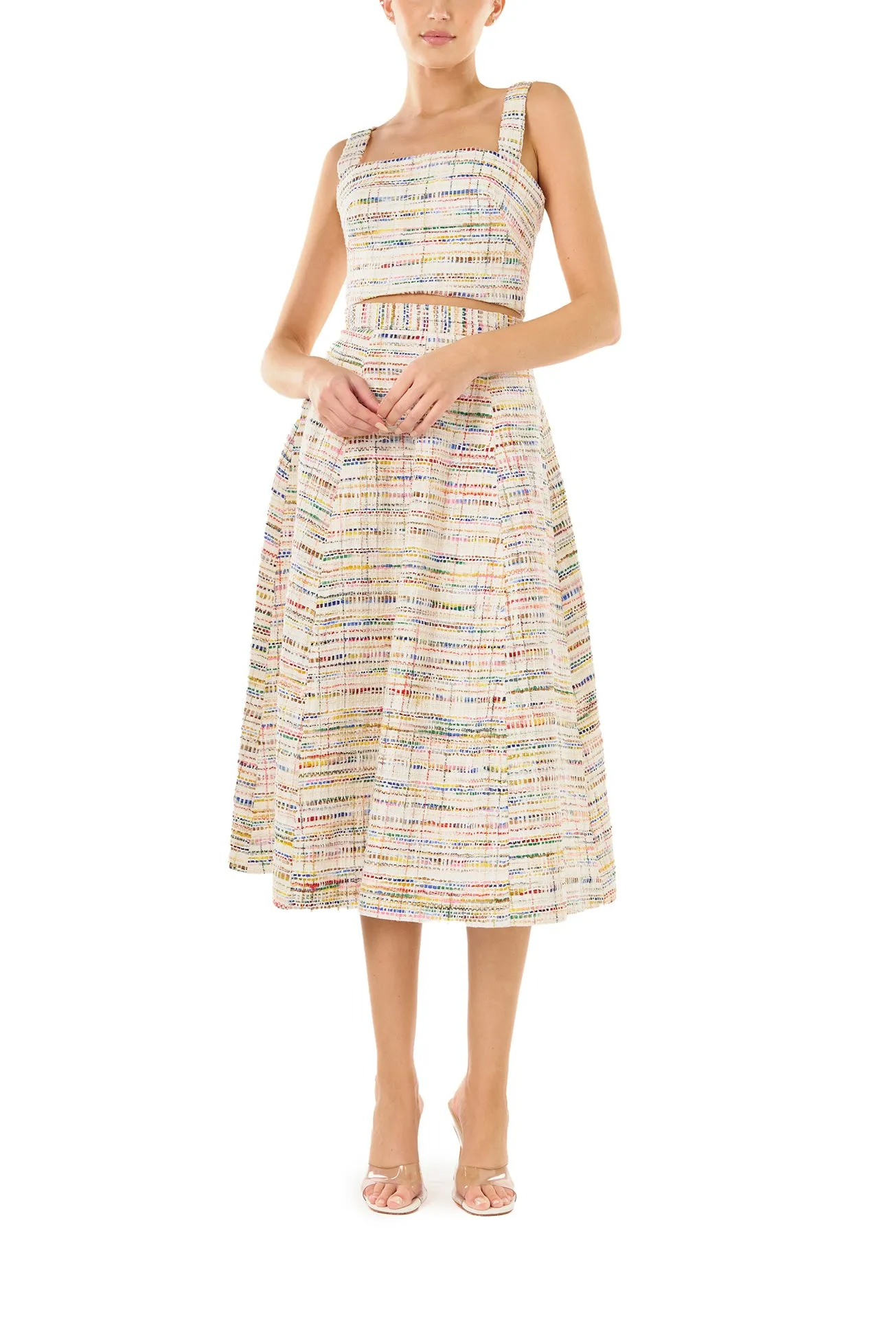 Tweed Midi Skirt