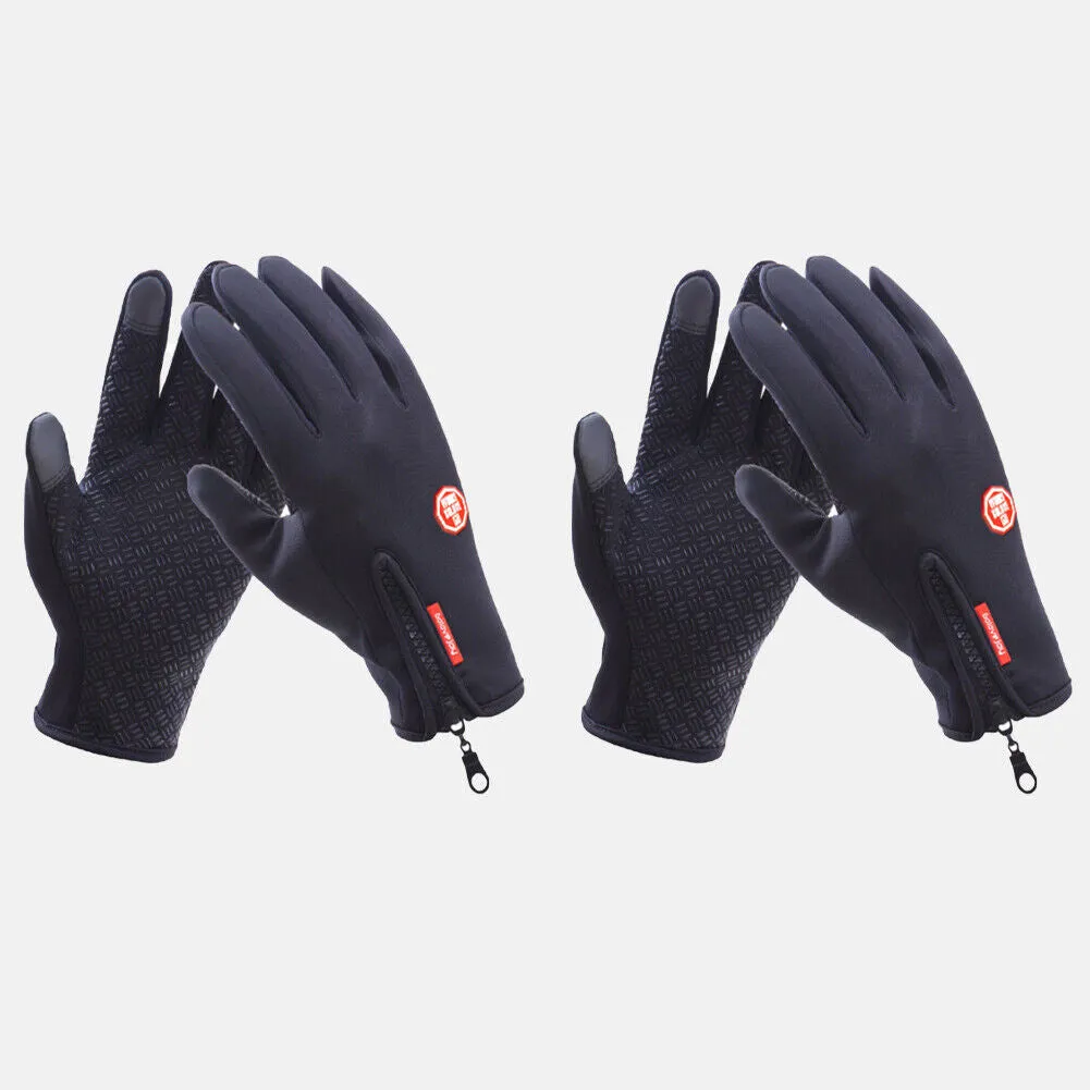 US 2-4 Pairs Touchscreen Winter Warm Mittens Cycling Gloves Thermal Waterproof