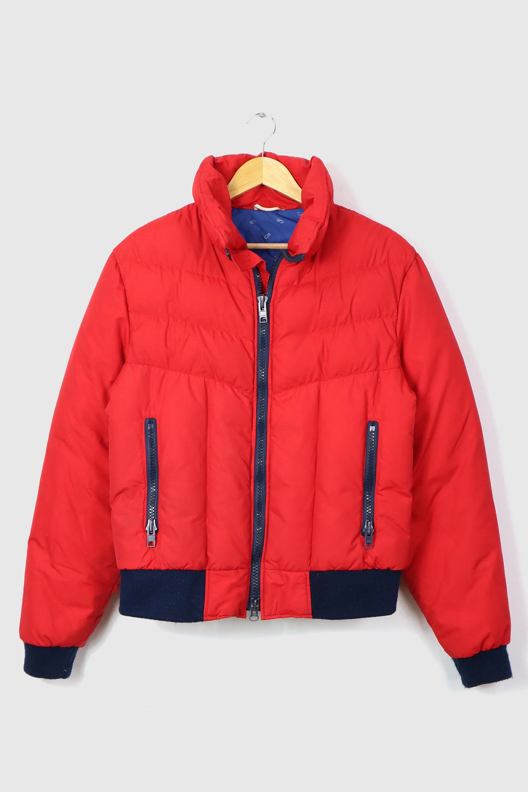 Vintage Full Zip Insulated Puffer Jacket