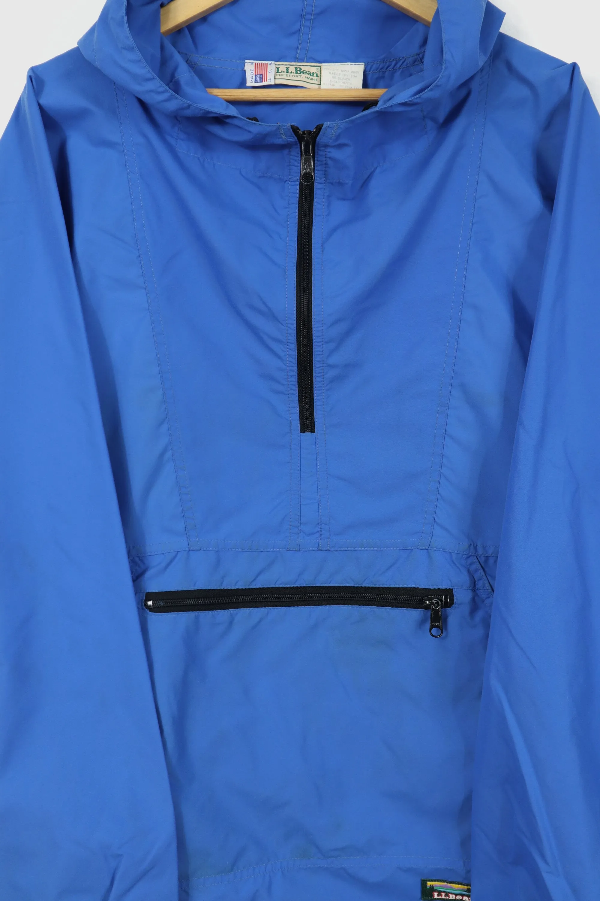 Vintage L.L. Bean Blue Anorak Jacket