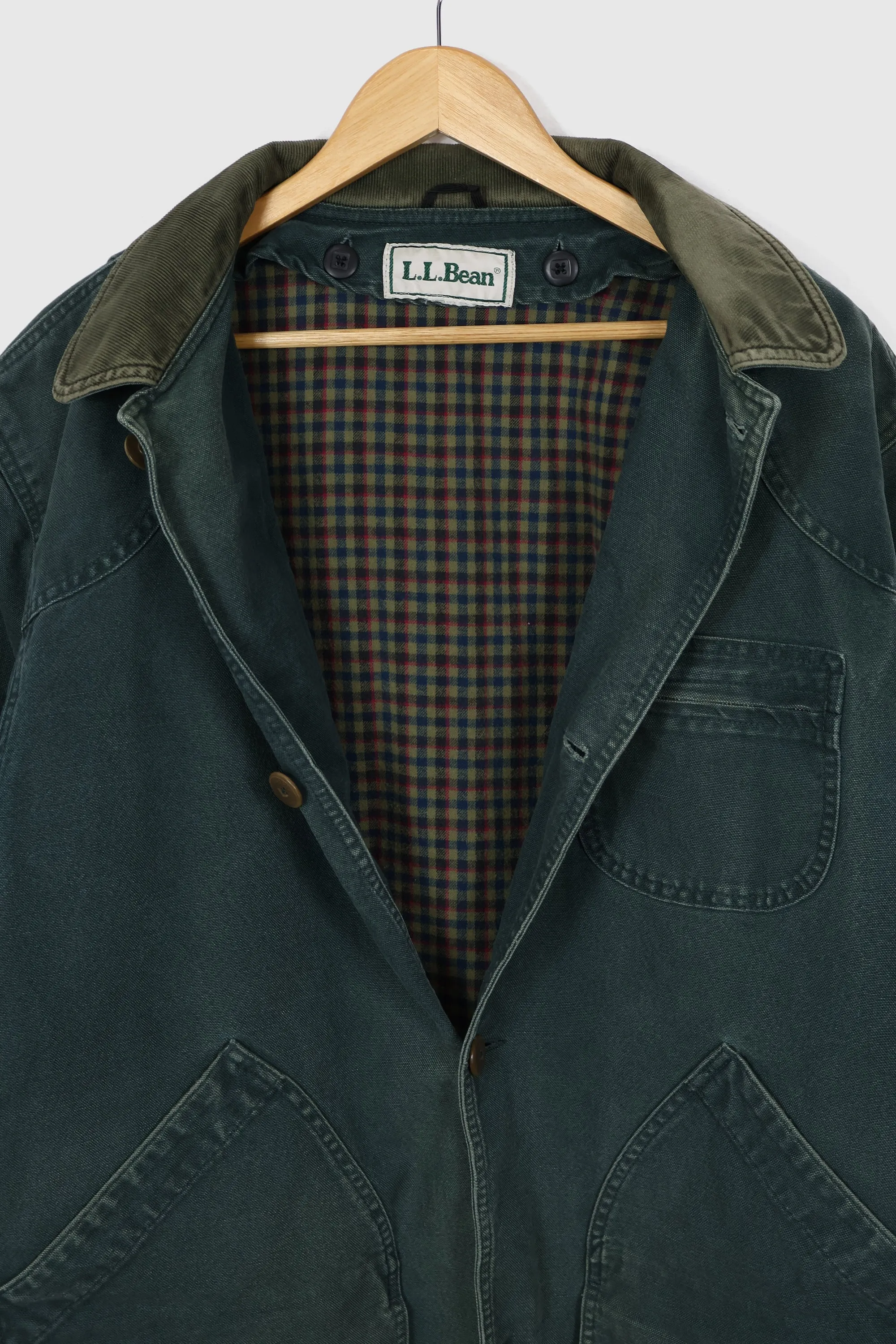 Vintage L.L. Bean Flannel Lined Chore Jacket