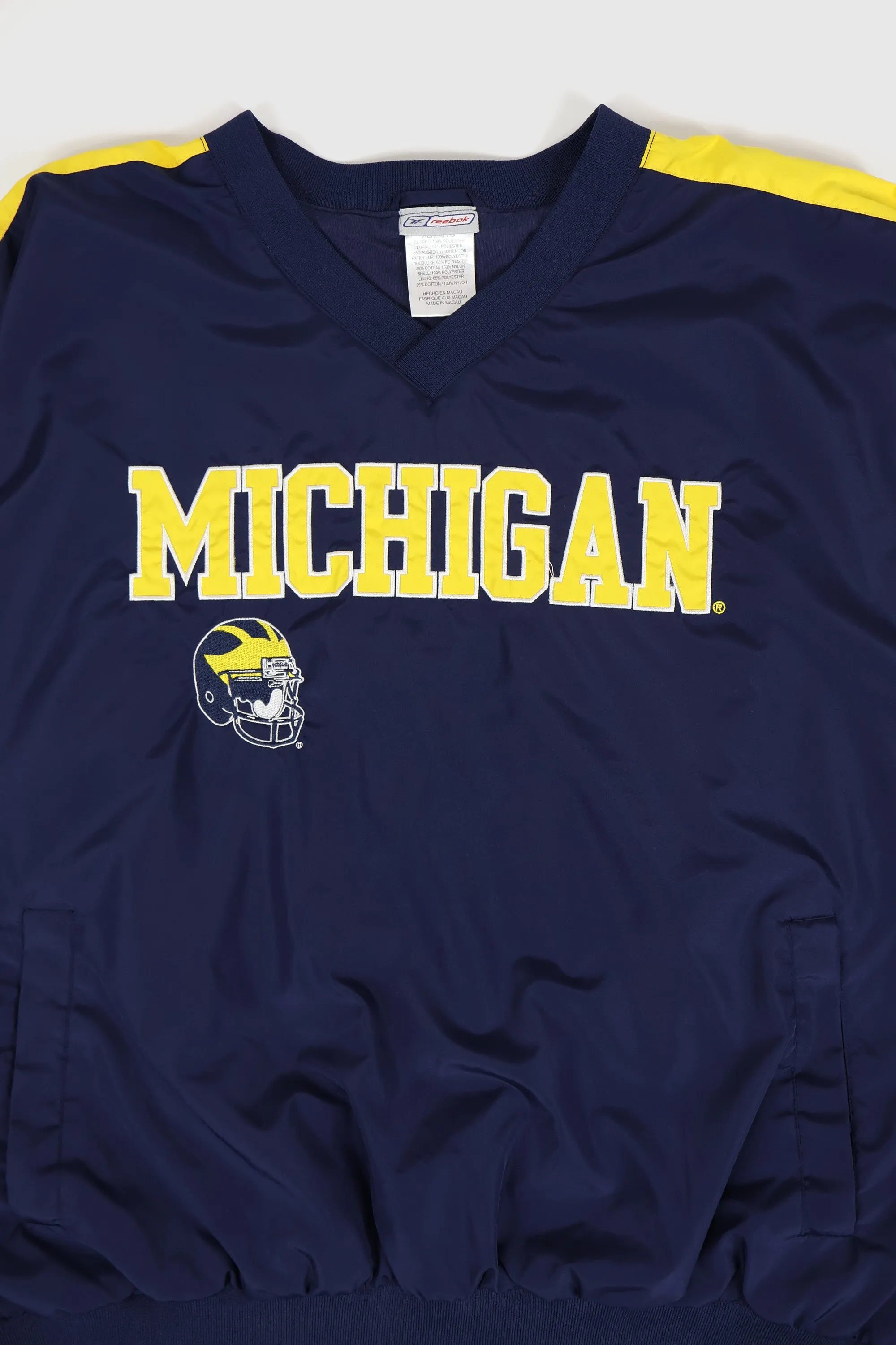 Vintage Michigan Football Pullover Jacket