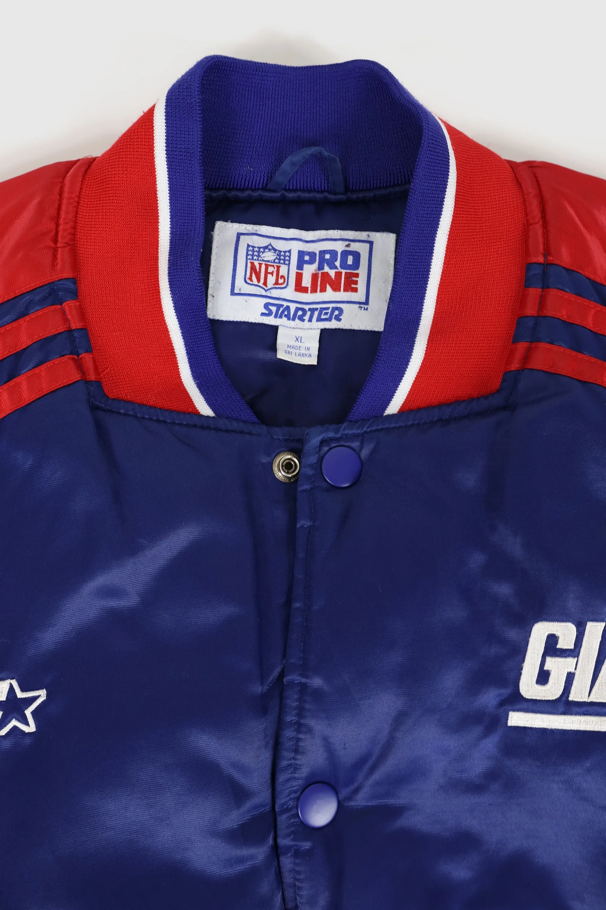 Vintage New York Giants Starter Snap Button Jacket