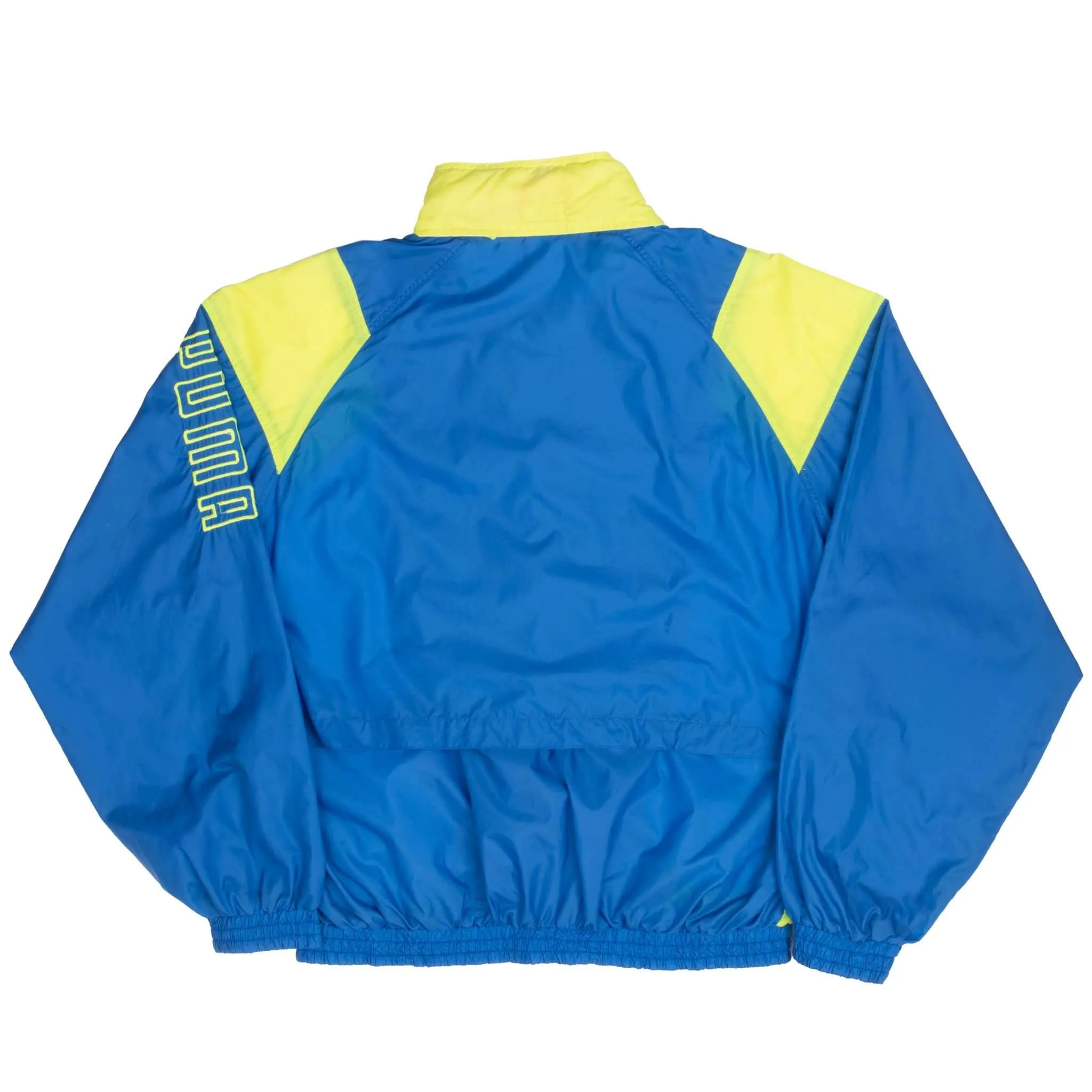 VINTAGE PUMA NEON WINDBREAKER JACKET 1980S MEDIUM