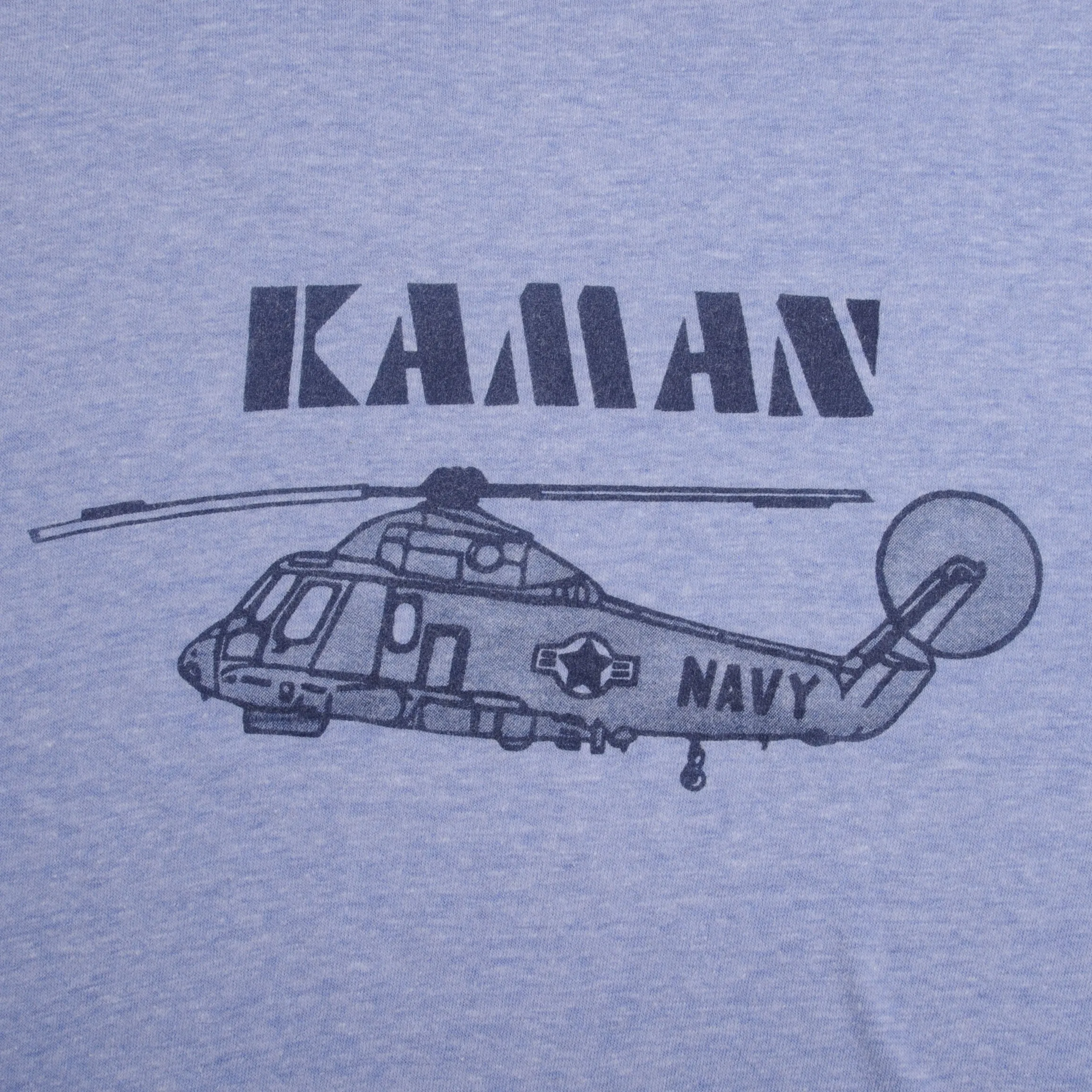 VINTAGE US NAVY KAMAN HELICOPTER TEE SHIRT 1980S SIZE MEDIUM MADE IN USA