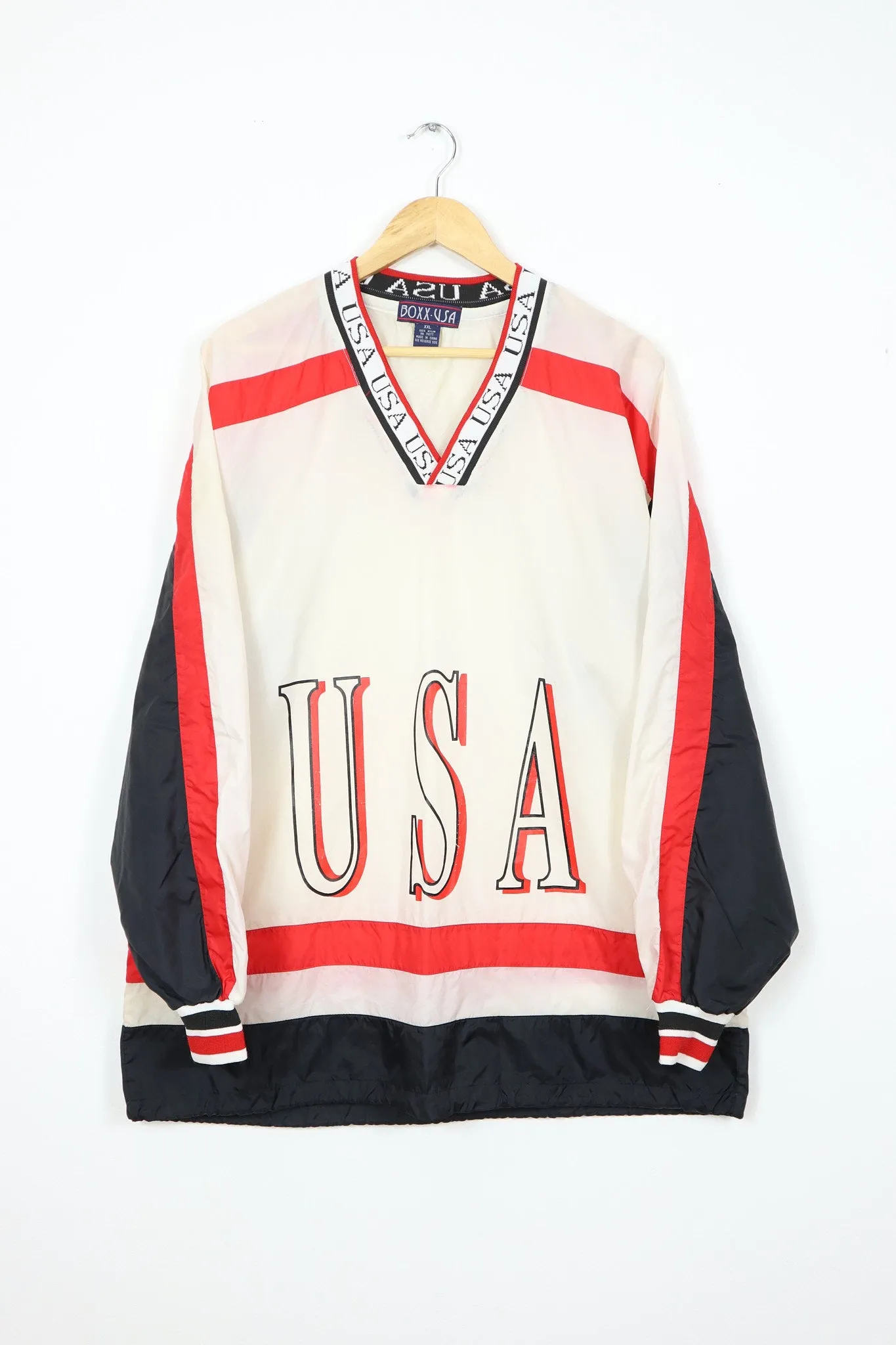 Vintage USA Pullover Windbreaker