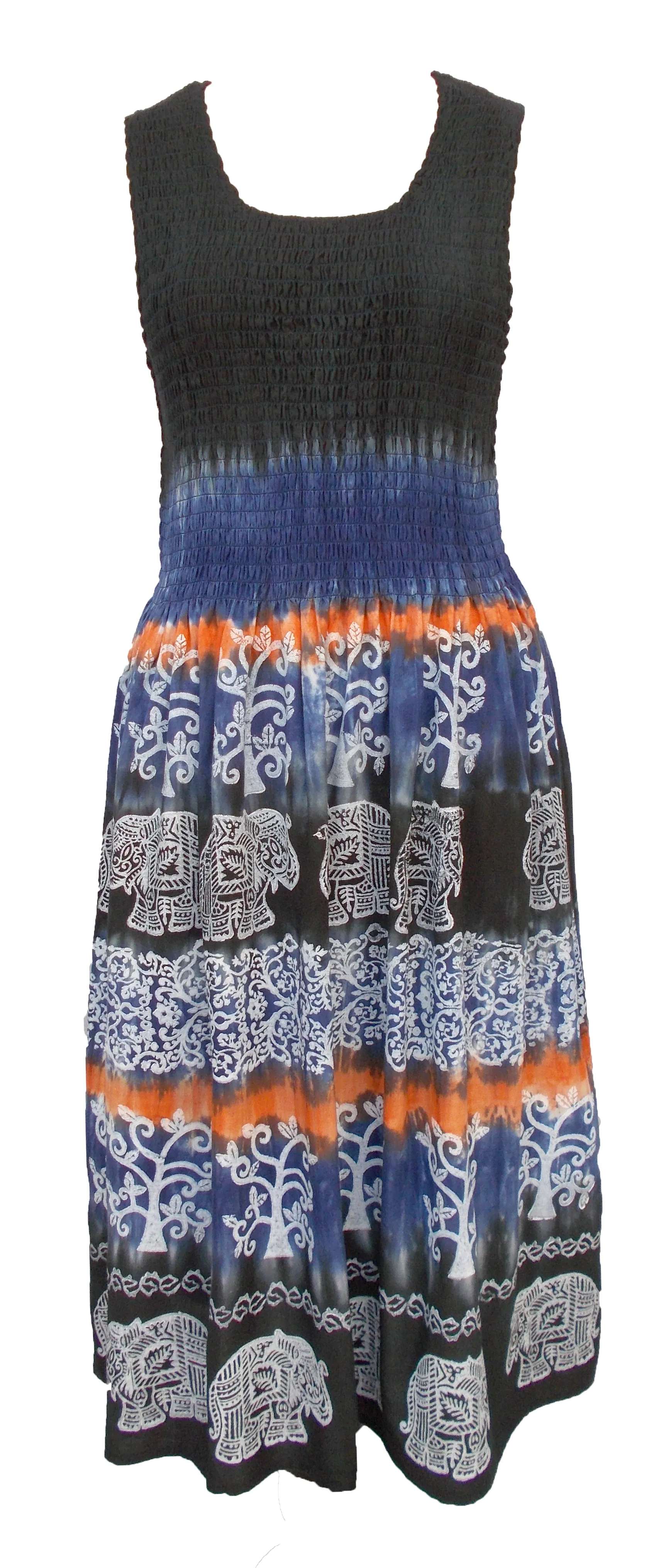 Viscose Tie Dye Maxi Dress UK  One Size 14-24 EA2