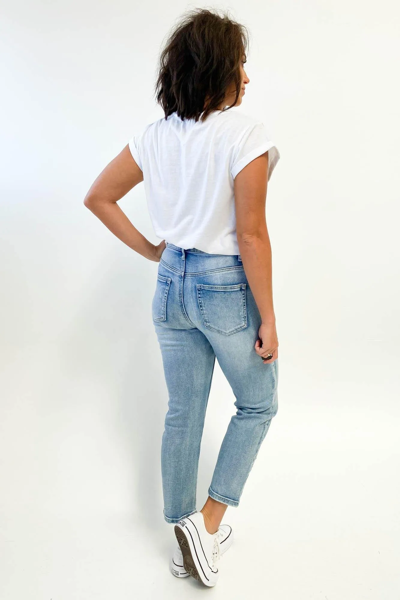 Wakee Denim Scarlett Jeans Washed Blue