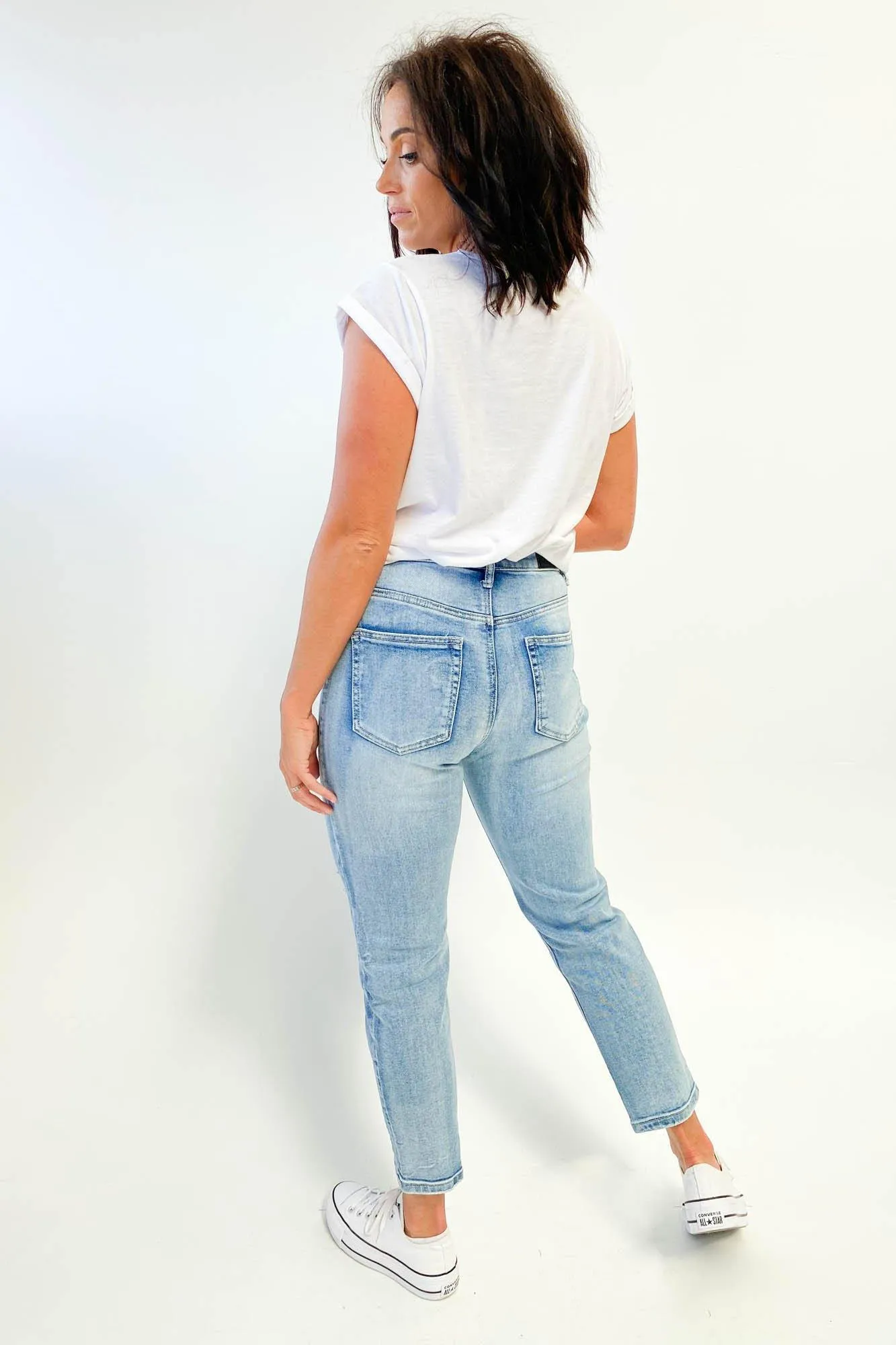 Wakee Denim Scarlett Jeans Washed Blue