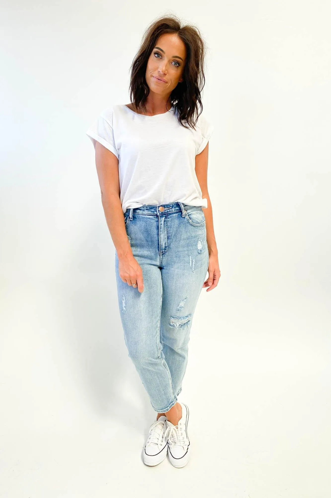 Wakee Denim Scarlett Jeans Washed Blue