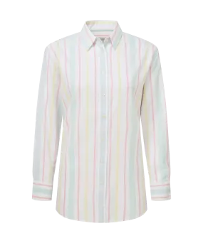 Walberswick Cotton Shirt - Multi Stripe