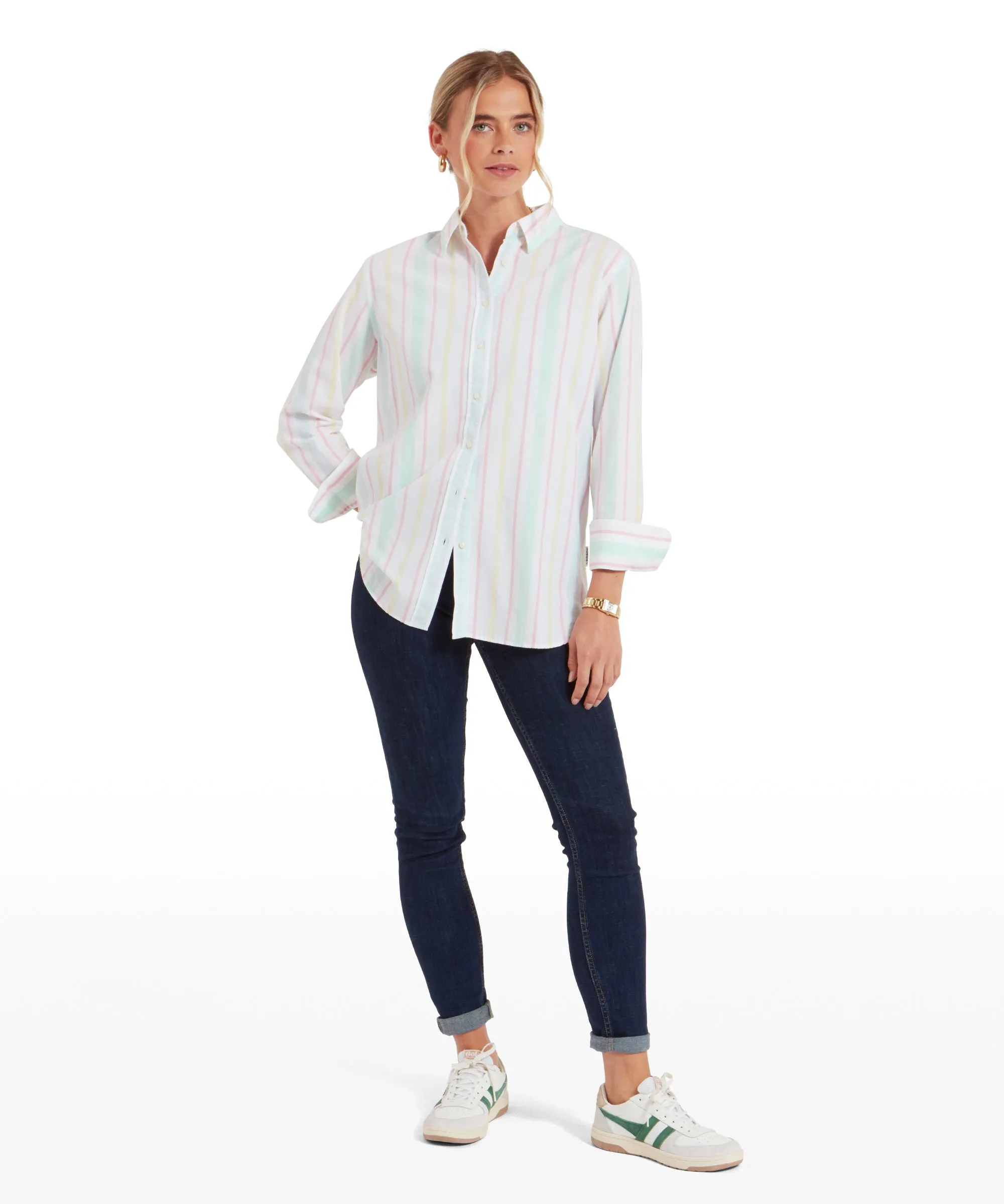 Walberswick Cotton Shirt - Multi Stripe