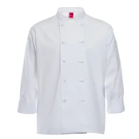 Women's Knot-Button White Chef Coat 4700W